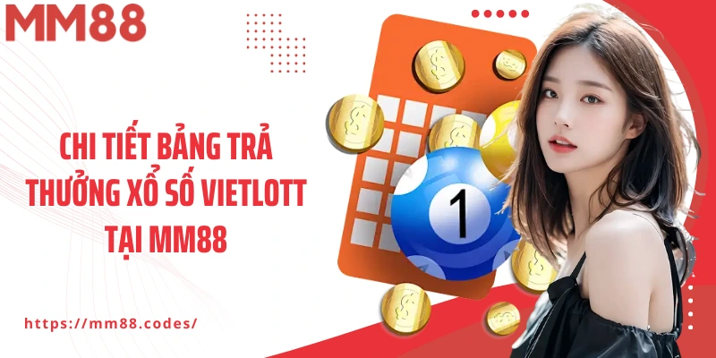 Chi tiết bảng trả thưởng xổ số Vietlott tại MM88