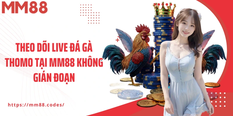 Theo dõi live đá gà thomo tại MM88 không gián đoạn